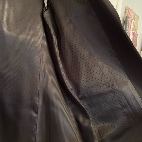 Oversized Blazer with Satin Details- Large- Designer - Picture 4 of 8